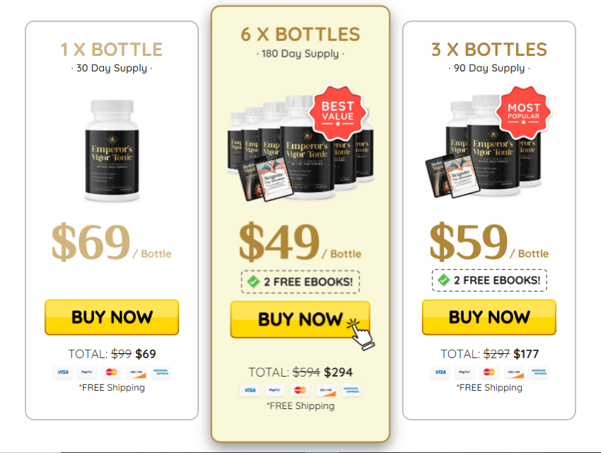 Emperor's Vigor Tonic pricing